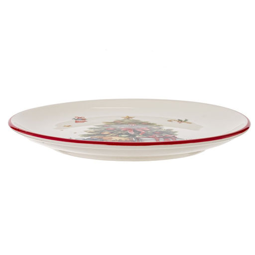 Тарелка "Елочка", D24 см, L25,5 W25,5 H2 см