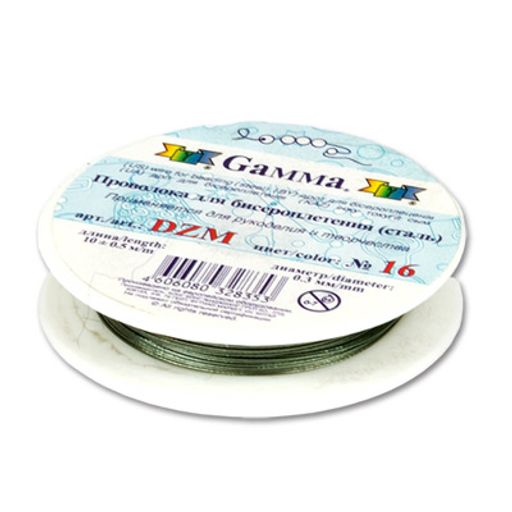 Zlatka / Gamma Проволока для бисера (ланка) DZM d 0.3 мм 10 х 10 м 0.5 м