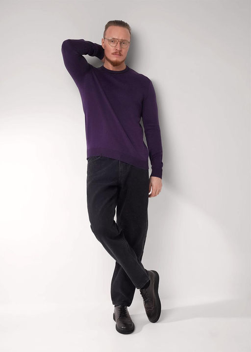 CLE Джемпер муж. 654350ха т.фиолетовый - Clever wear фото 6
