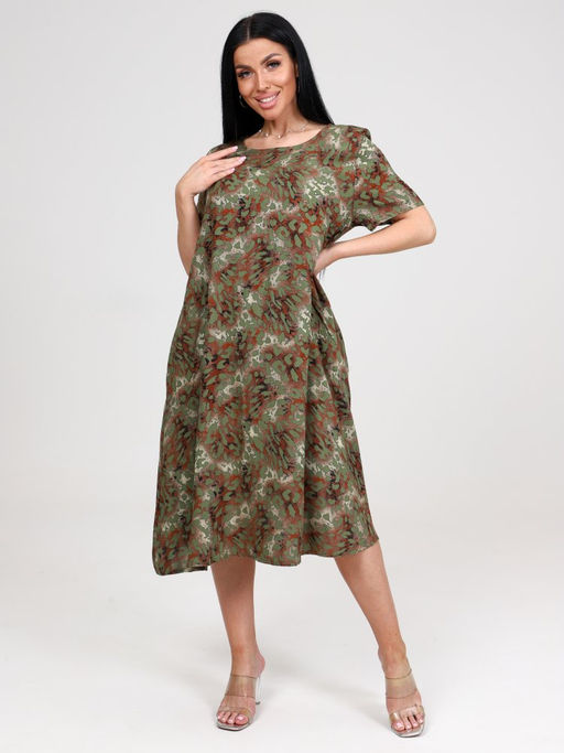 47 ПЛАТЬЕ ЖЕНСКОЕ (Зелёный) - А-дина фото 3