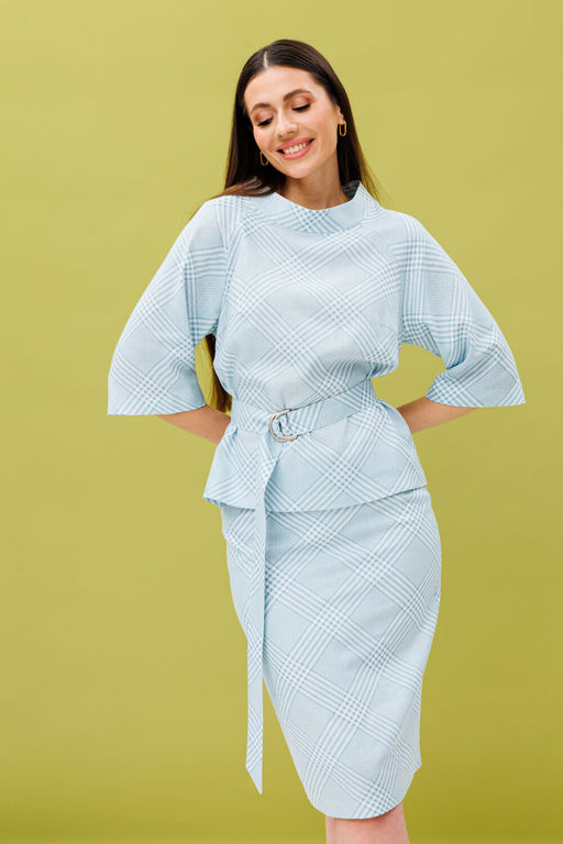 Костюм Lars Style 888/1 молочно-голубой