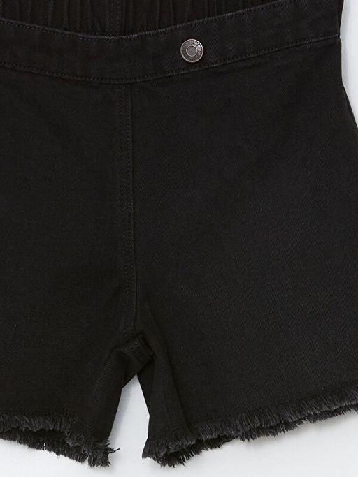 Beli Lastikli K?z ?ocuk Jean ?ort Etek