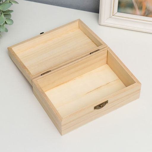 Цена за 6 шт. Шкатулка для росписи дерево «Купюрница», для творчества, декора, 5.5×9.5×15 см