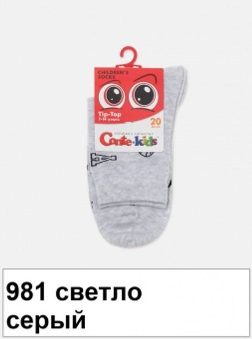 Носки дет.TIP-TOP 5С-11СП, р.20 (48/6)*** - 981 светло-серый - Conte elegant фото 12