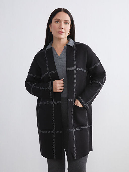 ?al Yaka Ekose Kad?n Triko H?rka