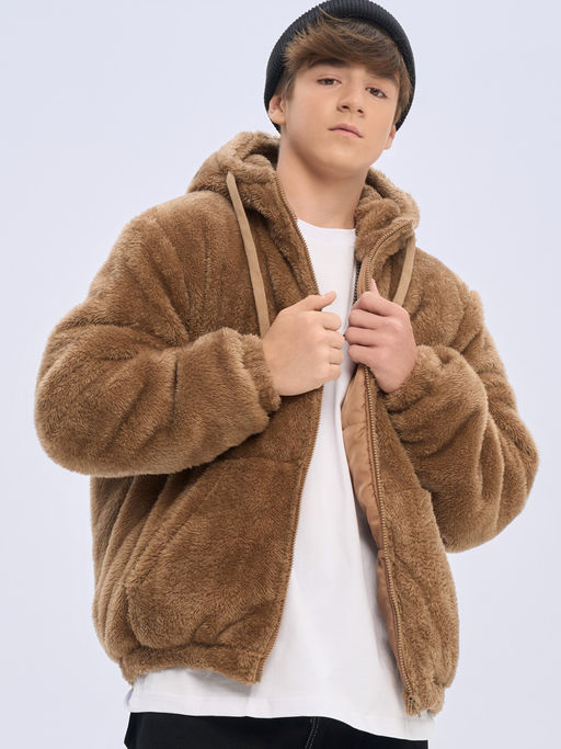 Куртка плюшевая утепленная