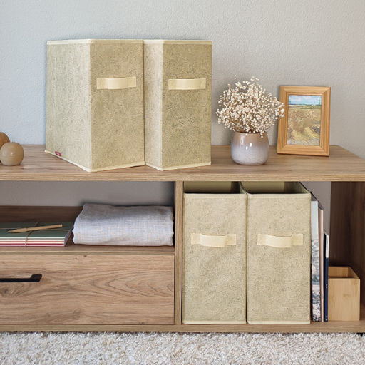 Короба стеллажные, без крышки, 15*31*31 см, набор 4 шт., MONET SUMMER, шт - Valiant фото 7