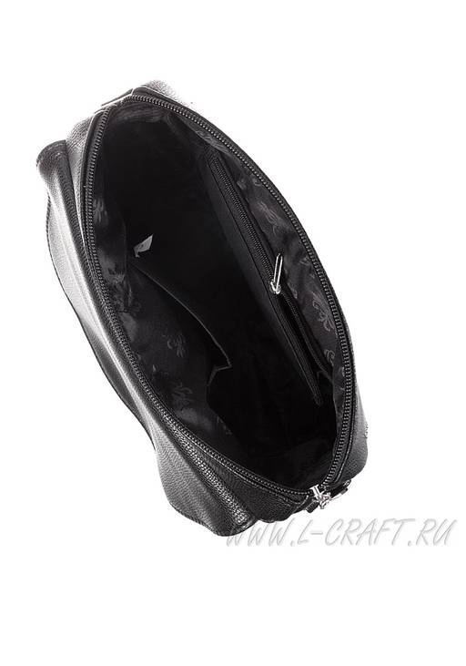 Сумка Модель №1285 | кожзам | гладкий | черный | Р831-1 | 25600 - L-craft фото 5