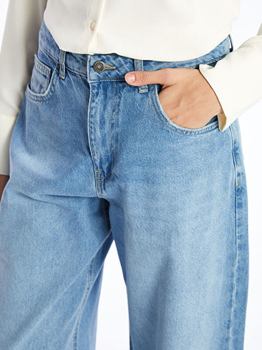 Balloon Fit Kad?n Jean Pantolon