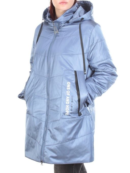 22-305 GRAY/BLUE Куртка демисезонная женская AKiDSEFRS (100 гр.синтепона) - Фабричный китай фото 3
