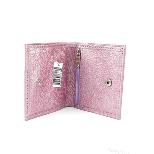 Портмоне женское Croco-ПР-917 натуральная кожа 2 отд, 6 карм, фуксия металлик (259) 265392  фото 3