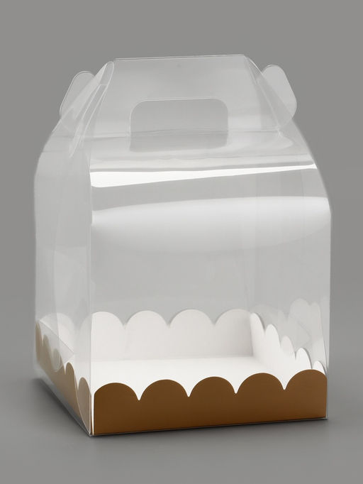 PVC Коробка для бенто-торта 14 х 14 х 12 см - UPAK LAND фото 3