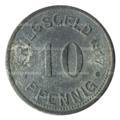 Монета 10 пфеннигов 1917 года Германия  Нотгельд (Мюнстер)