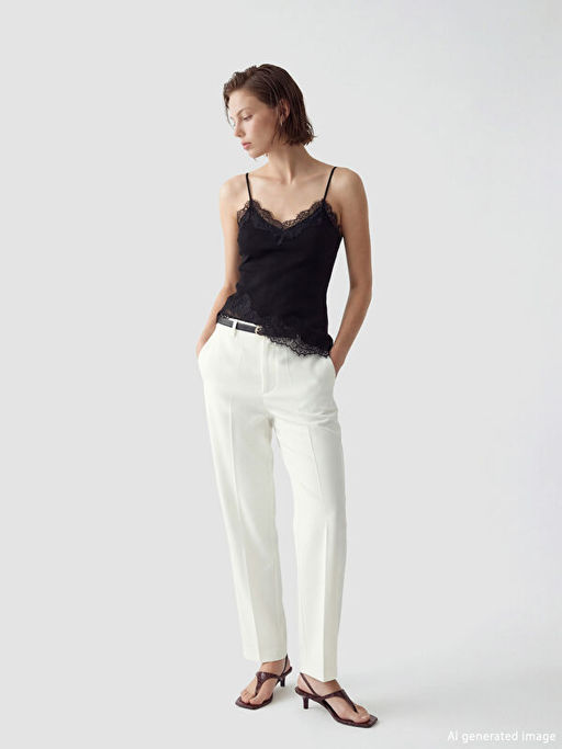 V Yaka ?p Ask?l? Dantelli Kad?n Atlet