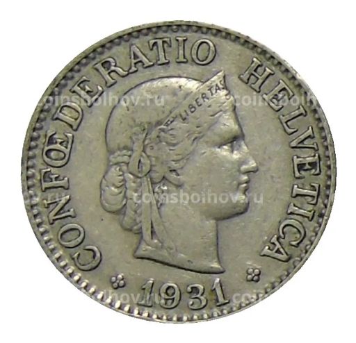 10 раппенов 1931 года Швейцария