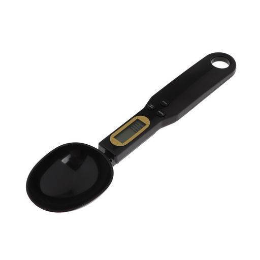 Мерная ложка Luazon LV-507, электронная, до 0.5 кг, чёрная