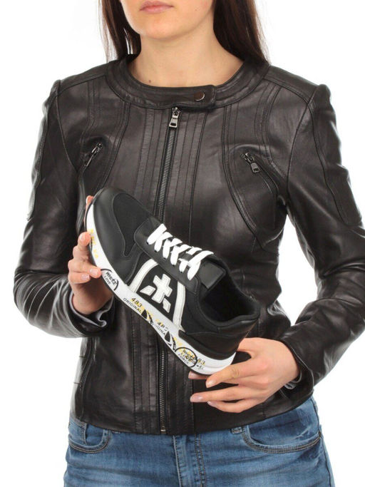 05-6026-83 BLACK Кроссовки женские (искусственные материалы) - No name фото 2