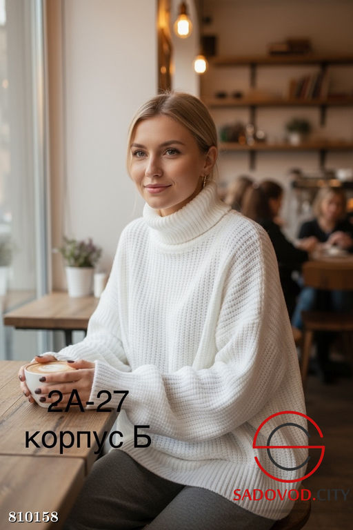 Свитер водолазка вязанная - Bruno фото 2