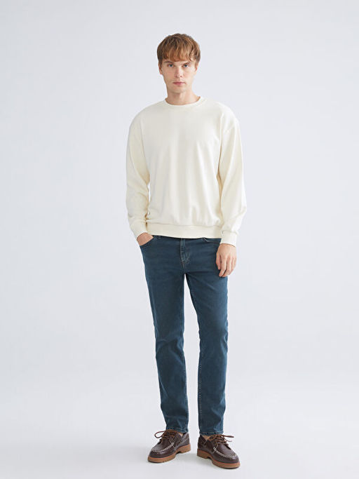 B?y?k Beden Regular Fit Erkek Jean Pantolon