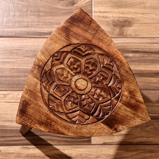 Столик кофейный, 38×38×45 см, манговое дерево