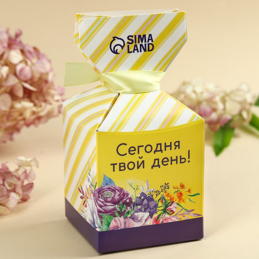 Шоколадные конфеты С праздником весны, в коробке-конфете, 150 г. - Simaland фото 3