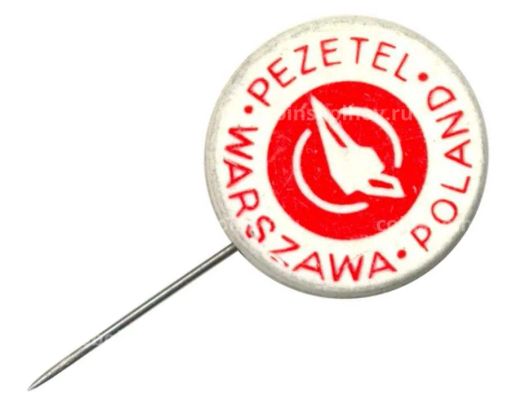 Значок рекламный PEZETEL (Польша)
