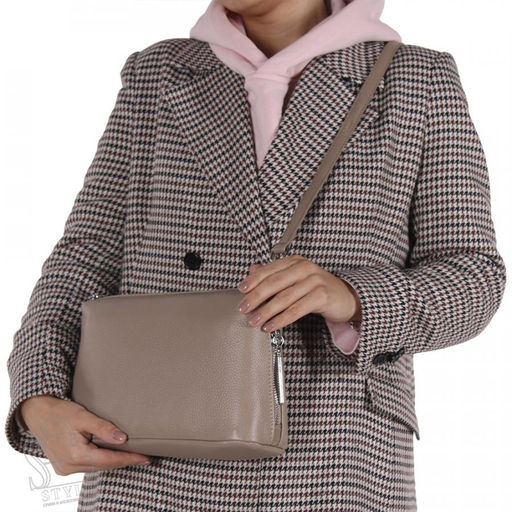 Сумка женская кожаная 8211R apricot Polina&Eiterou в Новосибирске  фото 2