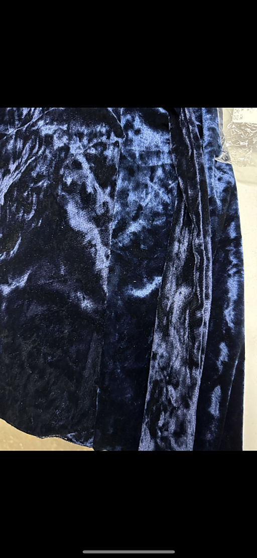 РАСПРОДАЖА РАЗНОТОН Халат Королева_405/темно-синий - Ihomelux фото 6