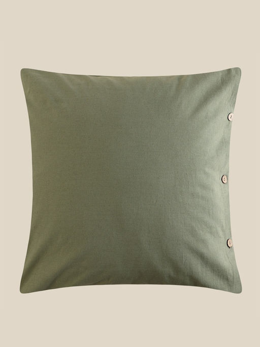 Наволочка SL Home Linen collection, 7070 см, зелёная, хлопок, 70%, лён 30% - Sima-land home фото 4