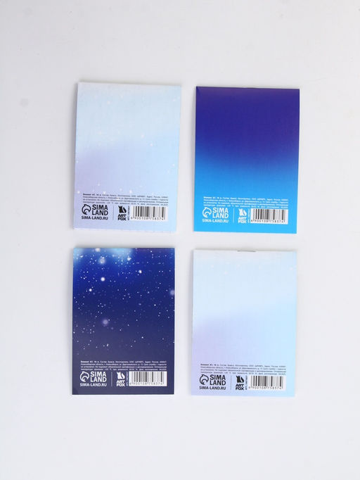 Цена за 32 шт. Блокнот А7, 16 л «Новогодние лошадки», МИКС