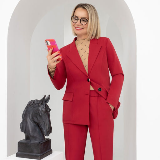 Жакет, Встретимся в сети (рубин) - Charutti фото 6