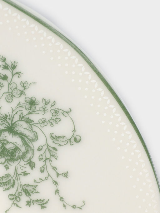 Тарелка WY Emerald Essence, d=26.5 см, фарфор, белая