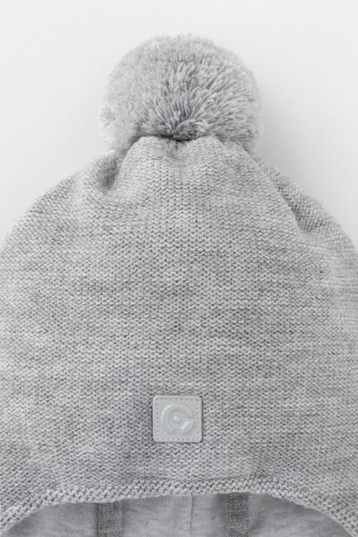 Crockid _ КВ 20400/ш/св.серый меланж шапка детская  фото 2