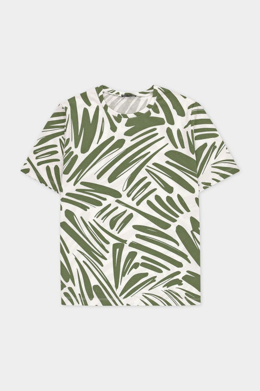 ЕП 30102/сахар,фактура листьев фуфайка жен - Very neat фото 2