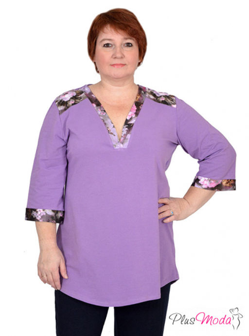 Туника Модель №196 размеры 44-80 - Plusmoda фото 5