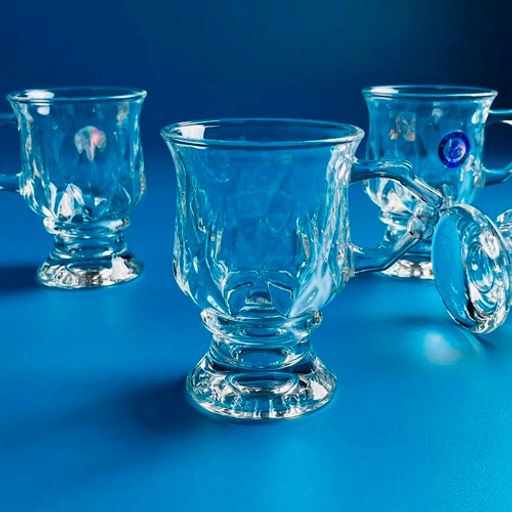 Набор из 6 стаканов 130мл в под.уп. Стекло арт.588-623 /Lenardi/