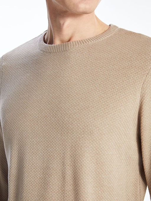 Bisiklet Yaka Erkek Triko Kazak