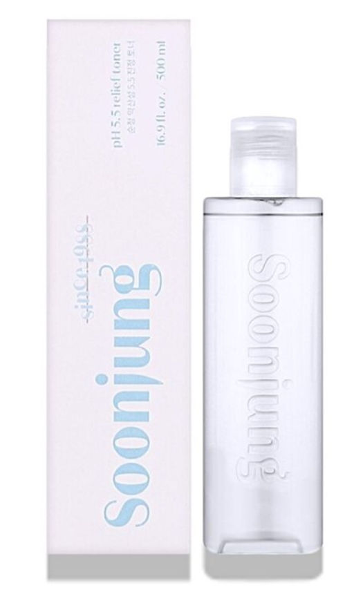 Тонер для лица успокаивающий - Soonjung pH 5.5 Relief Toner, 500 мл