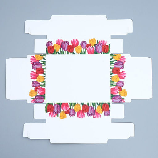 Цена за 5 шт. Коробка кондитерская, упаковка 8 марта, 20?15?5 см