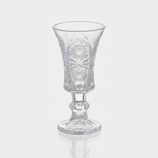 Рюмки Доляна «Ледяная звезда», 40 мл, 10.5×5 см, набор 6 шт., стекло, прозрачные