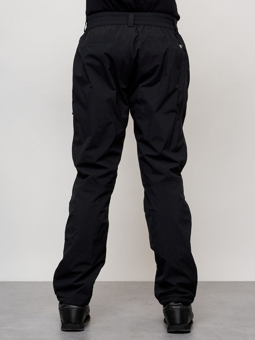 Брюки утепленные зимние спортивные черного цвета - Mtforce фото 4