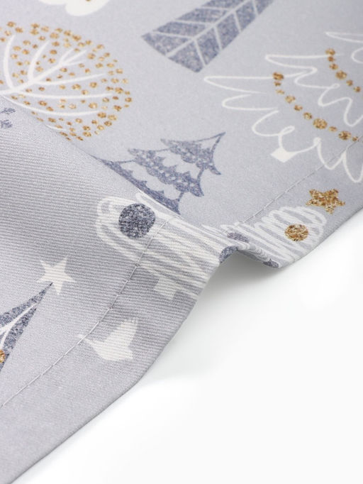 Набор сервировочных салфеток с декоративными кольцами Let it snow, 40?40 см - 2 шт., 100% хлопок, саржа 190 г/м?