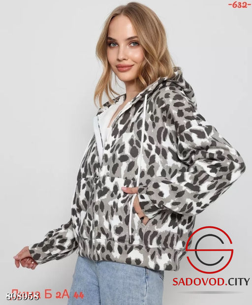 толстовка женская с принтом - Bruno фото 2