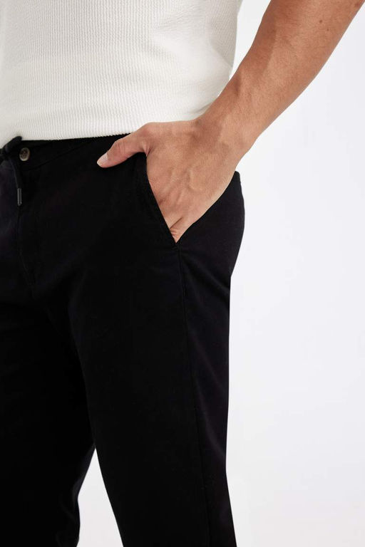 Хлопковые брюки скинни Jogger - Defacto фото 6