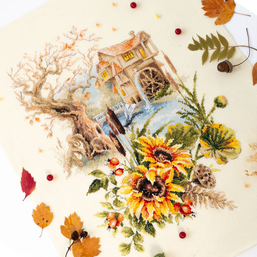 Набор для вышивания Чудесная Игла 101-208 Старая мельница 28 х 38 см