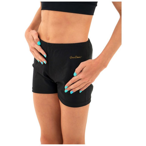 Шорты укороченные Grace Dance, р. 42, цвет чёрный  фото 5