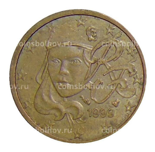 Монета 2 евроцента 1999 года Франция