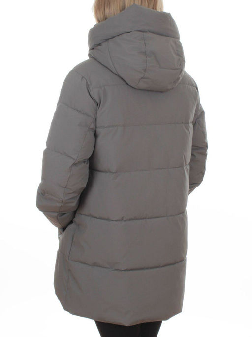 2405 GRAY Куртка зимняя женская (200 гр. холлофайбер)