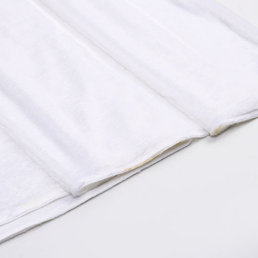 Ткань для рукоделия, «Мех» на трикотажной основе, белый, лоскут 100×165 см