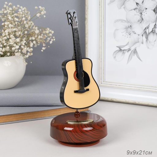Сувенир музыкальный Гитара 21х9 см / YR-104 /уп 72/ - ГалеонТрейд фото 2
